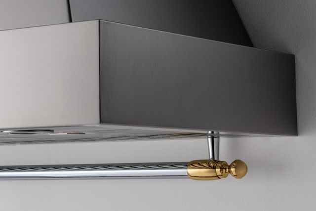 Bertazzoni Collezione Metalli Heritage Series Gold Range and Hood Decor Set-2