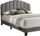 Furniture of America® Christi Dark Gray Queen Panel Bed-0