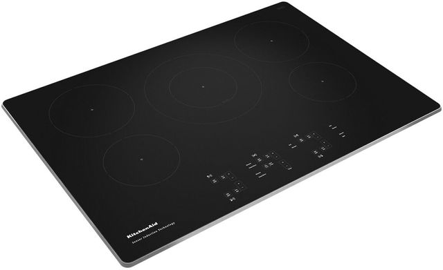 KitchenAid® 30" Stainless Steel Frame Induction Cooktop-0