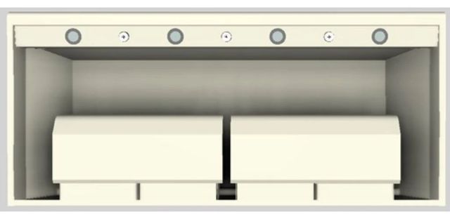 Vent-A-Hood® 54" Biscuit Wall Mounted Range Hood-3