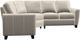 Palliser® Furniture Customizable Marymount 3-Piece Curved Sectional-1
