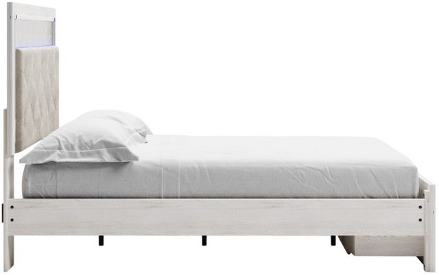 Signature Design by Ashley® Altyra White Queen Upholstered Storage Bed-2