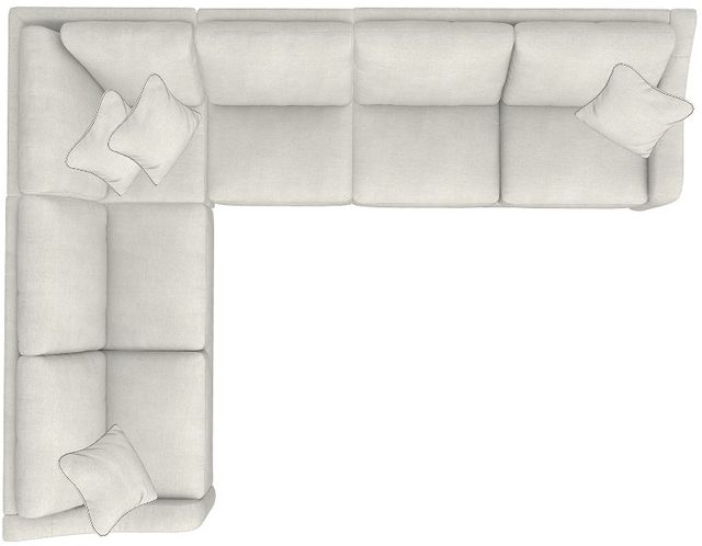 La-Z-Boy® Charlie Vellum Sectional with Custom Layout Options-4
