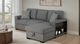 Furniture of America® Chatham Gray Right-Arm Facing Sectional-4