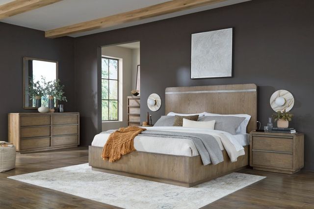 aspenhome® Liam Hearthstone King Panel Bed-1