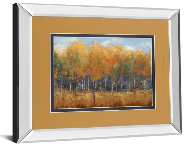 Classy Art Violet Landscape by Carmen Dolce Mirror Framed Wall Art-1