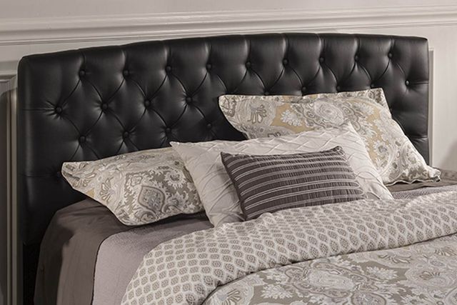 HH2 Home Hawthorne Black Queen Upholstered Headboard-1