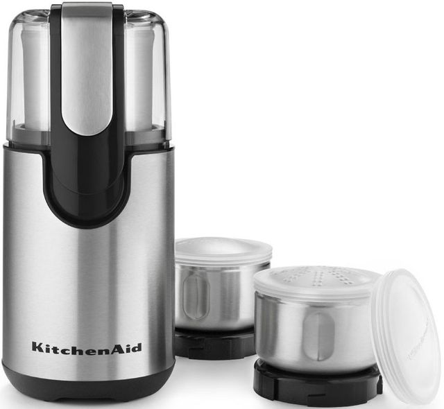 KitchenAid® Onyx Black Blade Coffee and Spice Grinder-0