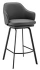 Armen Living Brigden Gray 26" Counter Stool-1