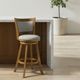 Armen Living Aiden Gray/Sepia Brown Barstool-1