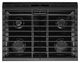 Whirlpool® 30" Black On Stainless Slide In Gas Range-3