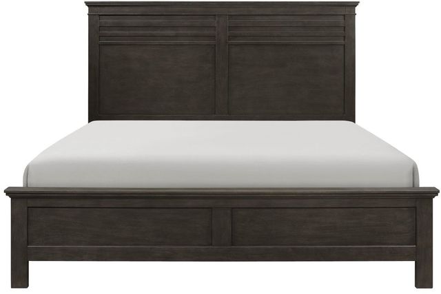 Mazin Furniture Blaire Charcoal Gray Full Panel Bed-1