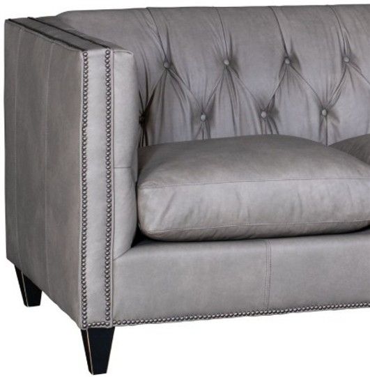 Mayo Furniture Customizable 89" Leather Sofa-1