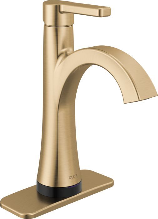 Delta Lineax™ Champagne Bronze Touch2O Bathroom Faucet with Touchless Technology-1