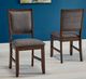 A-America® Chesney Falcon Brown Upholstered Dining Side Chair-1