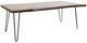 Jofran Inc. Nature's Edge Chestnut Coffee Table with Black Base-0