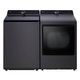 LG 5.5 Cu. Ft. Impeller Top Load Washer & 7.3 Cu. Ft. Gas Dryer - Matte Black-0