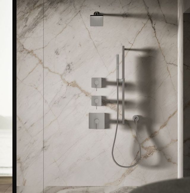 KOHLER® Parallel® Vibrant Titanium 1.75 GPM Single-Function Showerhead-2
