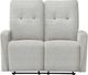 Monarch Specialties Inc. Light Grey 50" Small Upholstered Power 2-Seater Reclining Loveseat-0