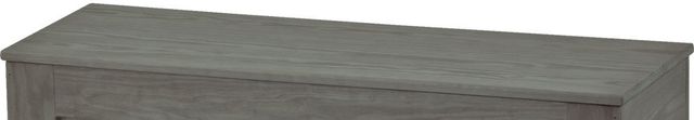 Crate Designs™ Furniture Graphite Wood Top Storage Bench-1