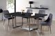 Meridian Furniture Karina Gray/Chrome Velvet Dining Chair-4