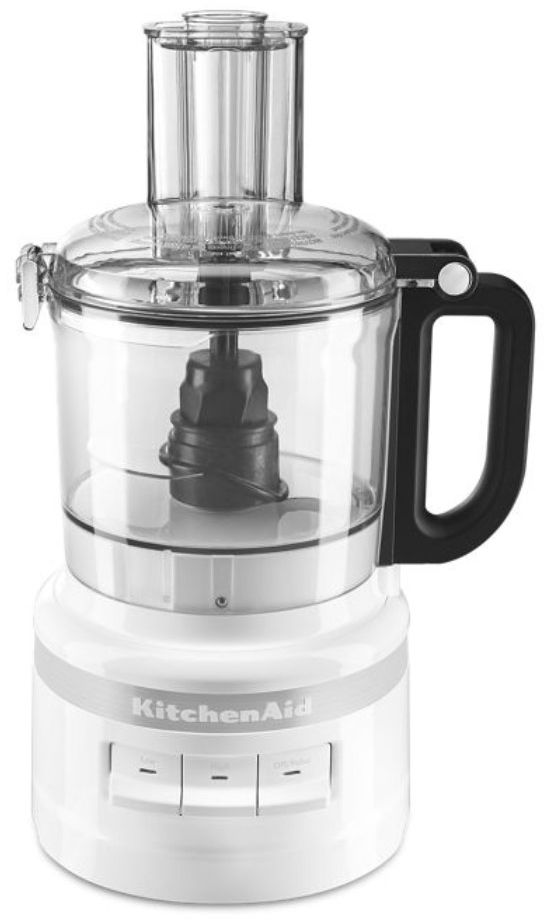 KitchenAid® 7 Cup White Food Processor-0