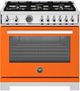 Bertazzoni Professional Series 36" Arancio Pro Style Dual Fuel Range-0