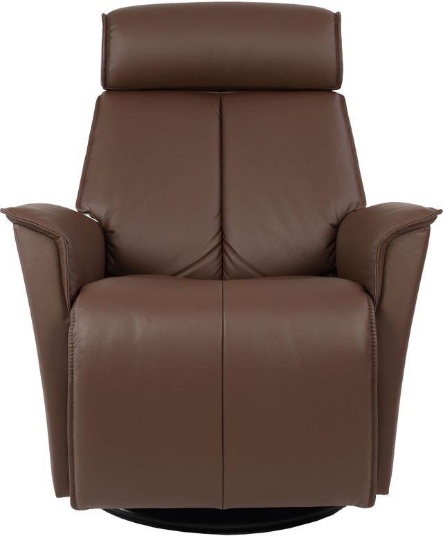 Fjords® Relax Venice Mocha Small Dual Motion Swivel Recliner-0