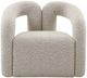 TOV Furniture Jenn Gray Speckled Boucle Accent Chair-3