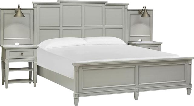Magnussen Home® Glenbrook Pebble Complete Queen Wall Bed-0