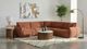 Coaster® Elysia 5-Piece Coral Upholstered Modular Sectional-1