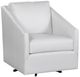 Braxton Culler Customizable Taylor Leather Swivel Chair-0
