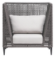 Ratana Genval Black/Grey Highback Chair-0