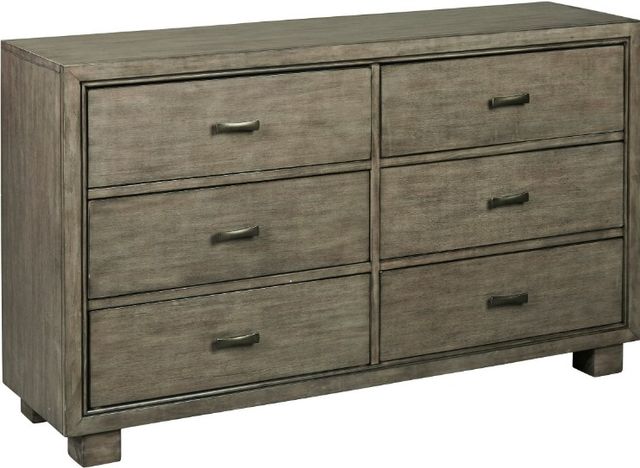 Signature Design by Ashley® Arnett 4-Piece Smoky Gray Queen Bookcase Bed Set-2