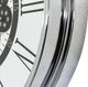 YHD Black/Chrome/White Wall Clock-4