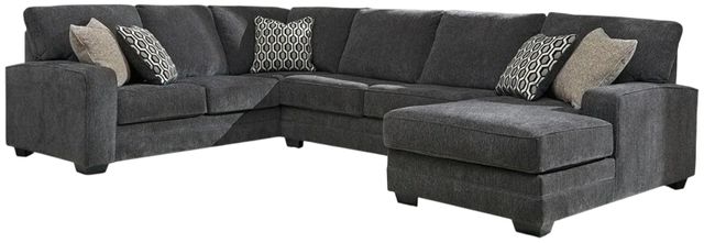 Benchcraft® Tracling 3-Piece Slate Right-Arm Facing Sectional and Chaise-0
