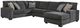 Benchcraft® Tracling 3-Piece Slate Right-Arm Facing Sectional and Chaise-0