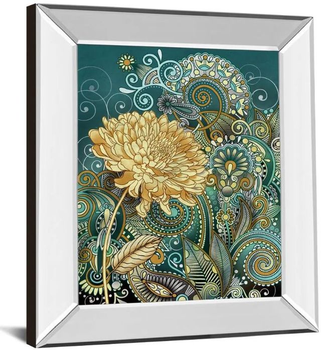 Classy Art Inspired Blooms 1 by Conrad Knutsen Mirror Framed Wall Art-1