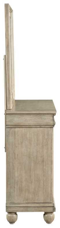 Liberty Furniture Rustic Traditions Saddle Tan Dresser and Mirror-3