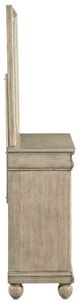 Liberty Furniture Rustic Traditions Saddle Tan Dresser and Mirror-3