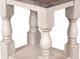 Horizon Home® Bay View Brown Side Table with Off-White Base -1