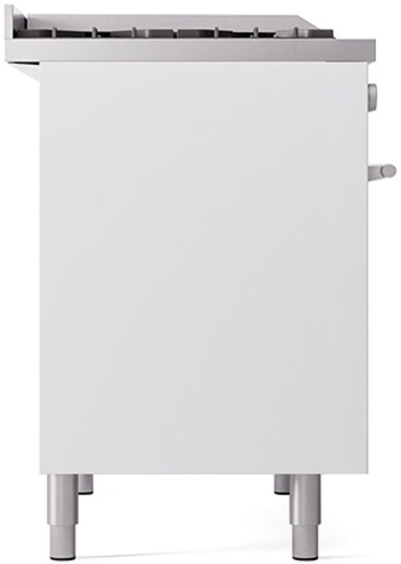 Ilve® Professional Plus II 40" White Pro Style Dual Fuel Range-3