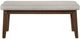 Crown Mark Salerno Beige/Brown Dining Bench-3