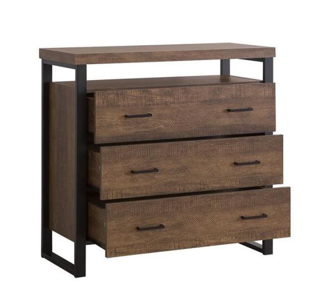 Coaster® Thompson Rustic Amber Accent Cabinet-1