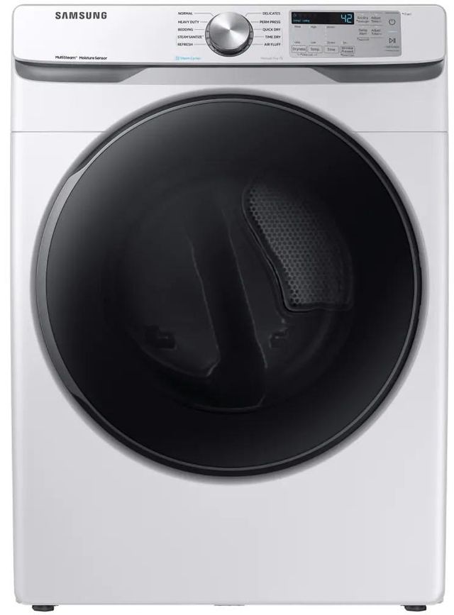 Samsung 7.5 Cu. Ft. White Front Load Gas Dryer-0