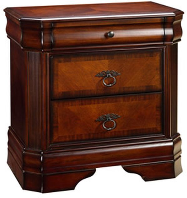 New Classic® Home Furnishings Sheridan Burnished Cherry Nightstand-0