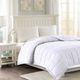 Olliix by Madison Park White All Season Hypoallergenic Microfiber Down Alternative King Windom Blanket-5