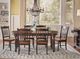A-America® British Isles Antique Oak Extending Dining Table with Black Base-3