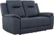 Primo™ International Casa Sienna Charrell Jaxxon Blue Faux Leather Power Motion Loveseat-0