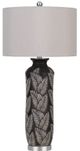 Cal® Lighting & Accessories Shiloh Black/Silver Table Lamp-0